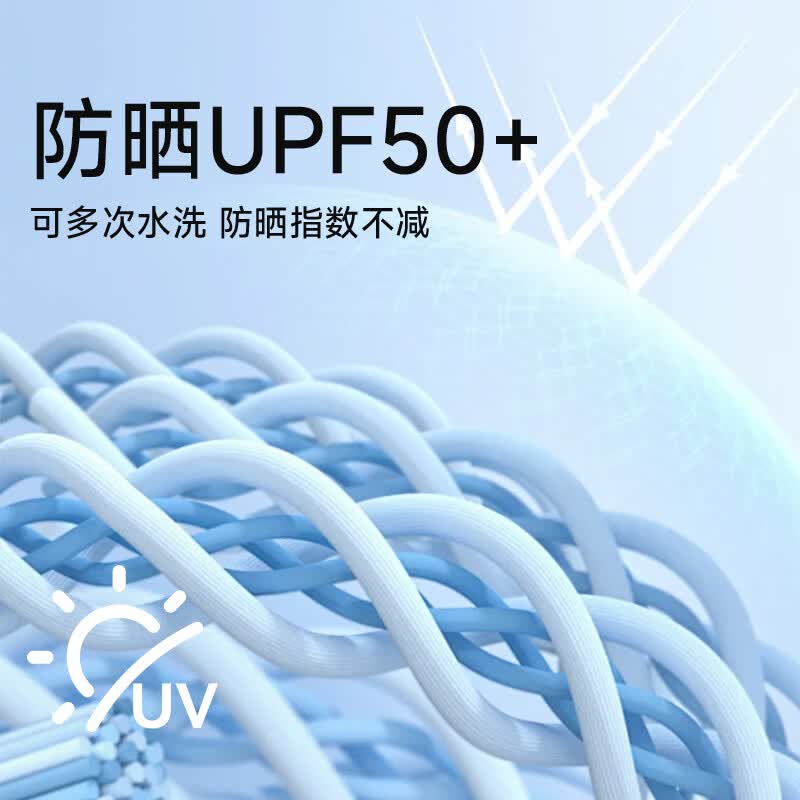 班尼路防晒冰感直筒裤女夏季新款户外运动跑步长裤UPF50+轻薄亲肤阔腿裤 黑#纯色 L