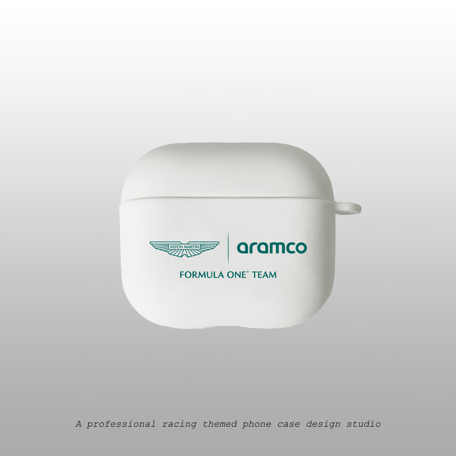 F1赛事车队周边法拉利AMG红牛迈凯伦赛车LOGO车迷必备耳机软壳保护套airpods一代二代三代PRO透明 红牛 白色 苹果AirpodsPro2(第二代)