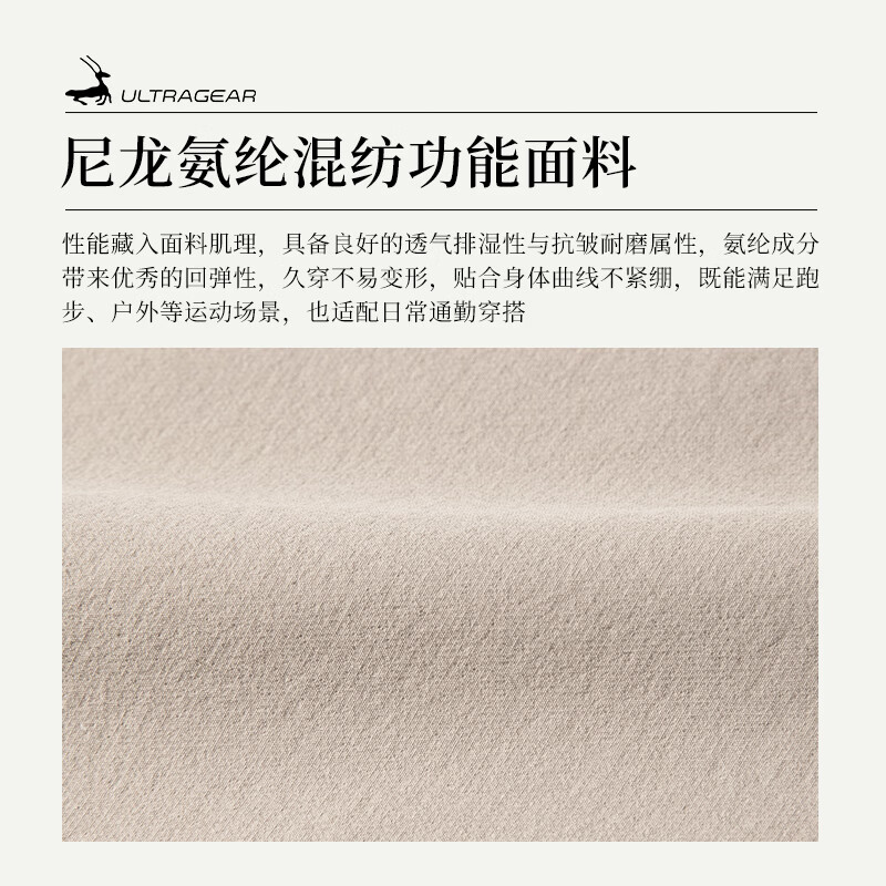 ULTRA GEAR中性款速干透气跑步夏季新款女子宽松速干运动裤 葡萄紫 2XL