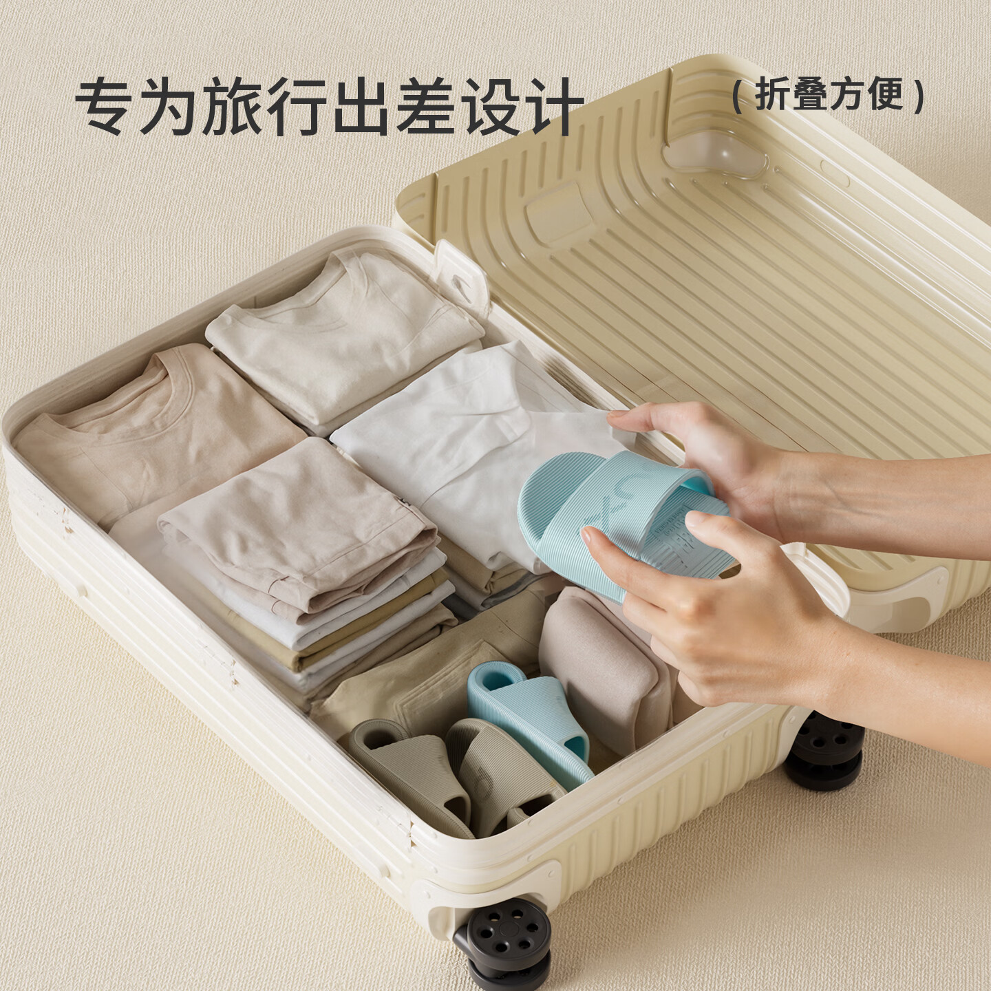 朴西叠趣情侣家用凉拖鞋女2026春夏季浴室洗澡防滑居家室内拖鞋男 粘土棕 42-43