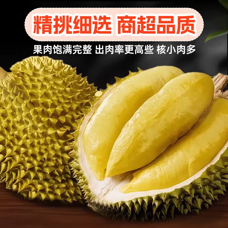 泰国金枕榴莲新鲜带壳榴莲整个进口报恩榴莲鲜果孕妇水果 【金枕榴莲】2-3斤(单果)