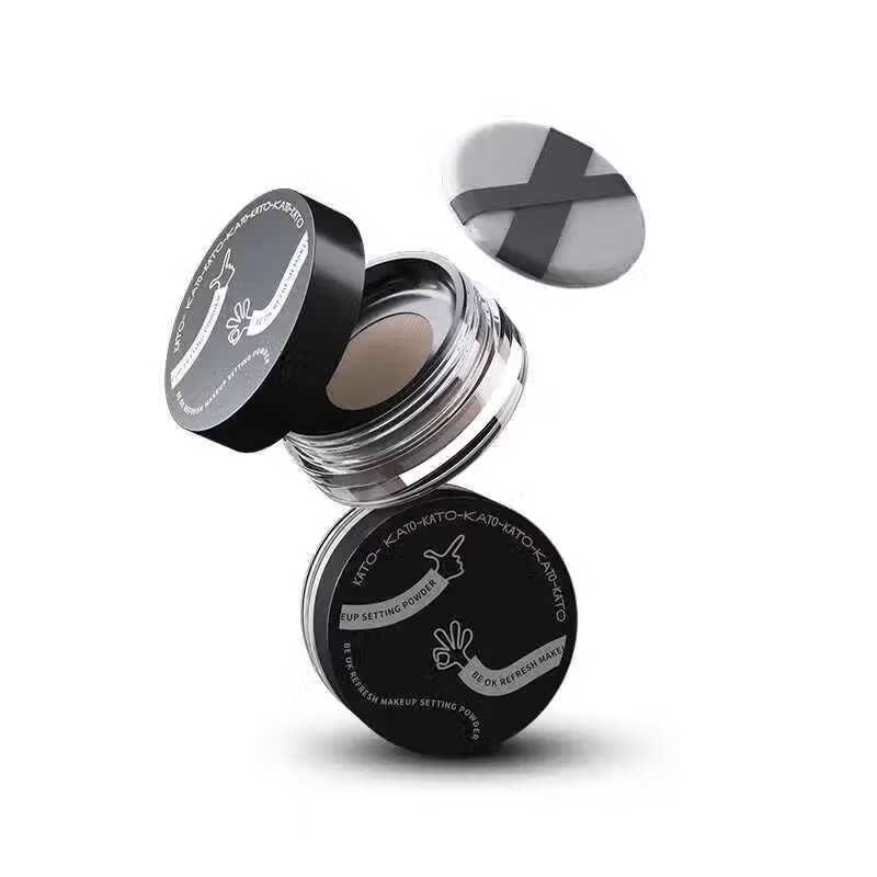 KATO-KATOkato定妆散粉控油粉饼持久遮瑕油皮女kito蜜粉闪粉不脱妆新款koto #01裸色的【3.0版-雾面柔焦】 多肤质适用