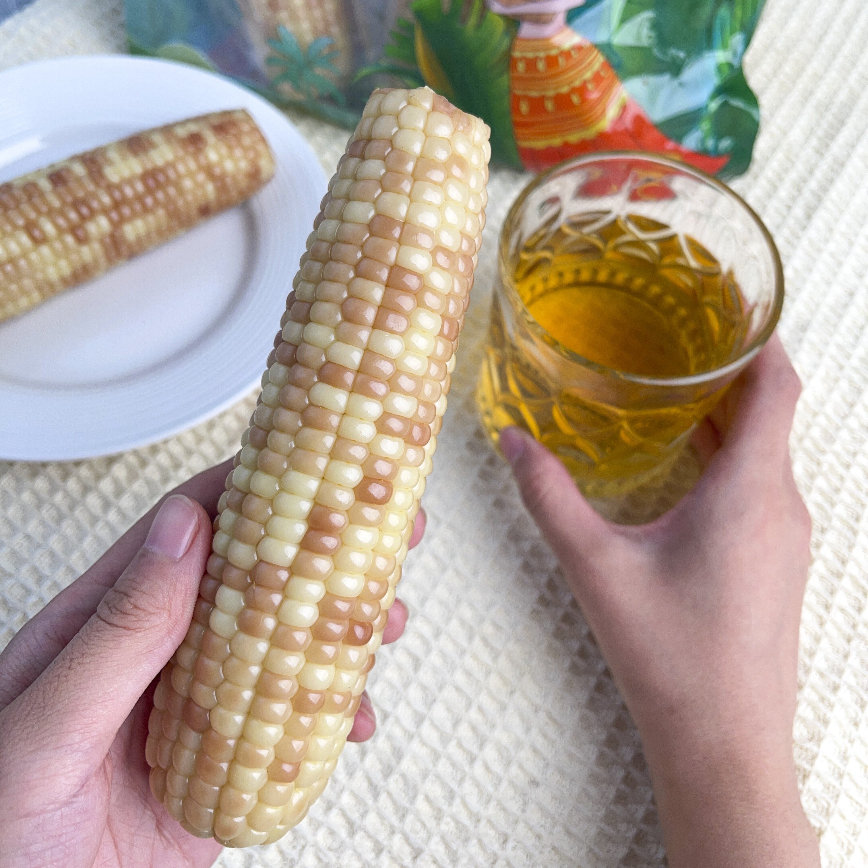 彩云之南西双版甜糯玉米开袋即食减低脂糯玉米真空包装早餐代餐 西双版纳香糯甜玉米1公斤/袋（5根左右）