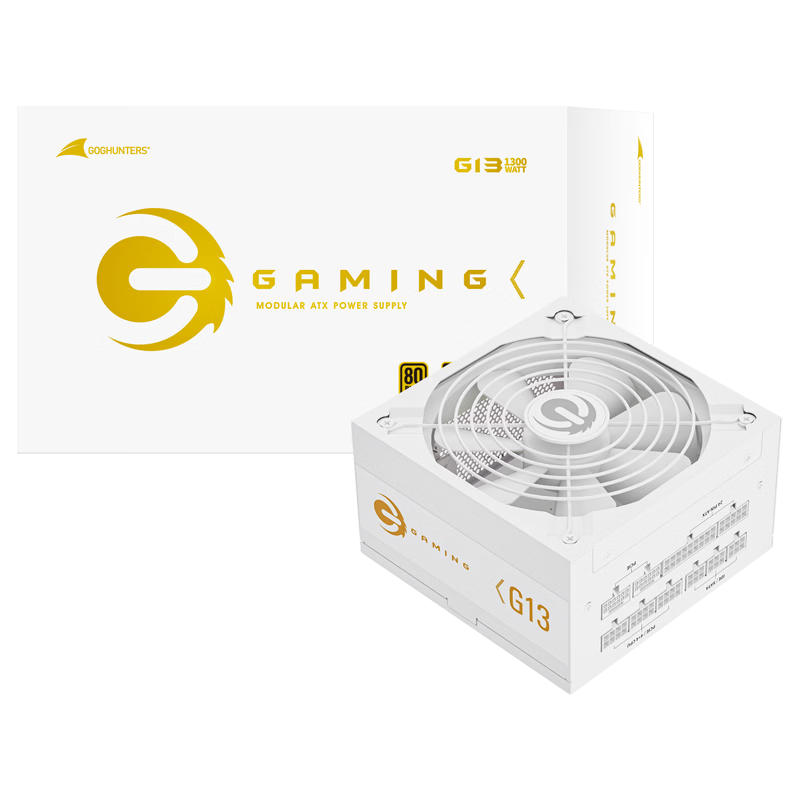 ���� �1300W G13 ��ɫ����ȫģ���Դ ATX3.1 ԭ��PCIe5.1 ��·12V 5090    719Ԫ