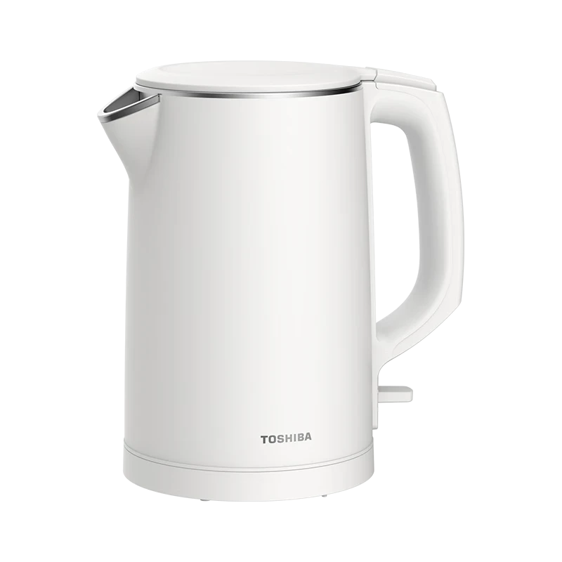 东芝（TOSHIBA）电热水壶烧水壶杯煮水开水壶养生壶恒温饮水机家用大容量防倾倒漏水自动断电双层防烫茶壶政府补贴 1.5L KT-15DHTC