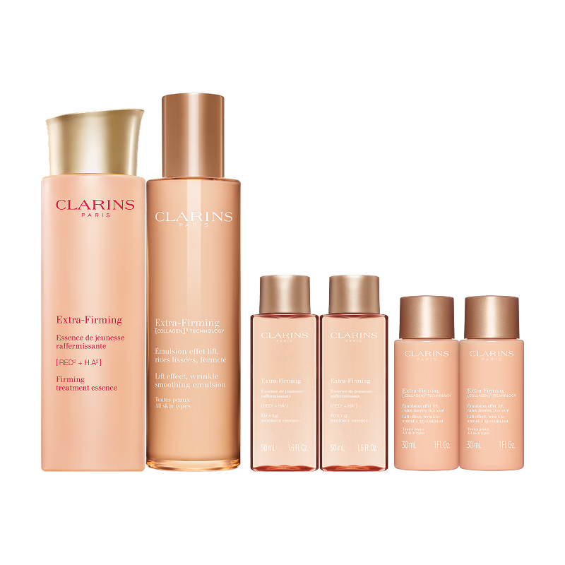 娇韵诗弹簧水乳套装化妆品水200ml+乳液100ml护肤品生日礼物送女友