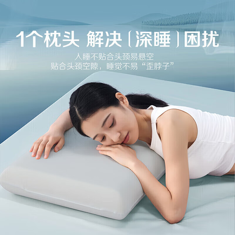 百丽丝枕头2025新款深睡记忆枕枕芯慢回弹a类品质7A级枕头单人枕 深睡记忆枕 42cm ×70cm×8cm