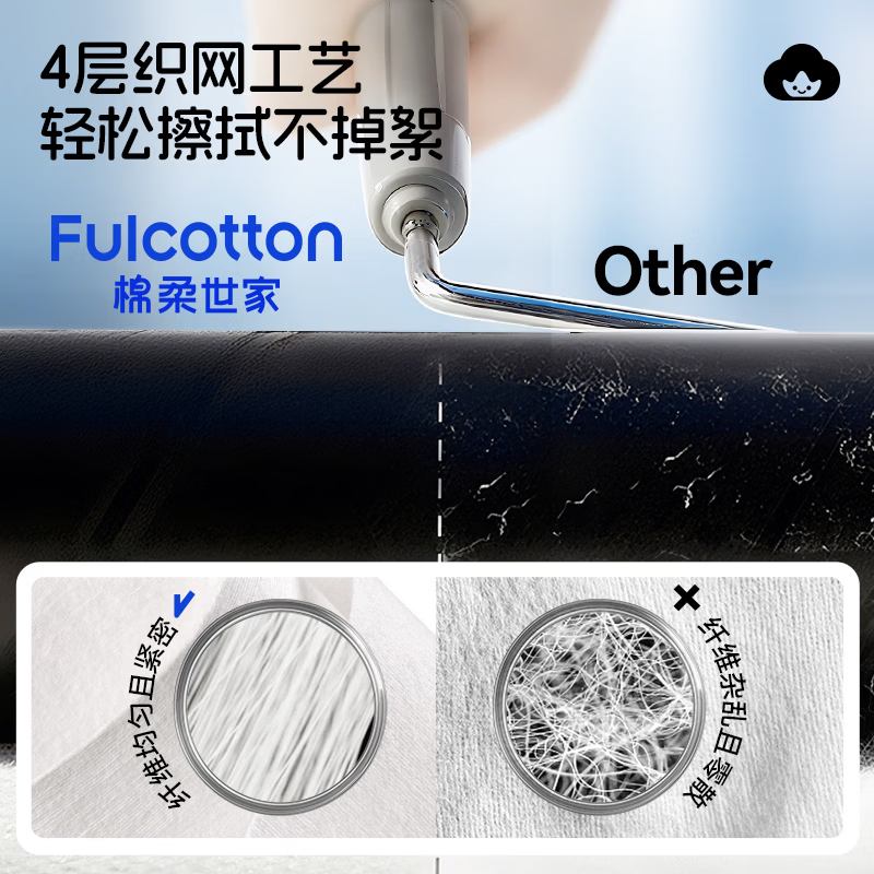 棉柔世家 婴儿湿巾宝宝手口湿巾纸带盖一次性洗脸巾擦脸巾 【全家一起用】婴儿手口湿巾 60抽 10包