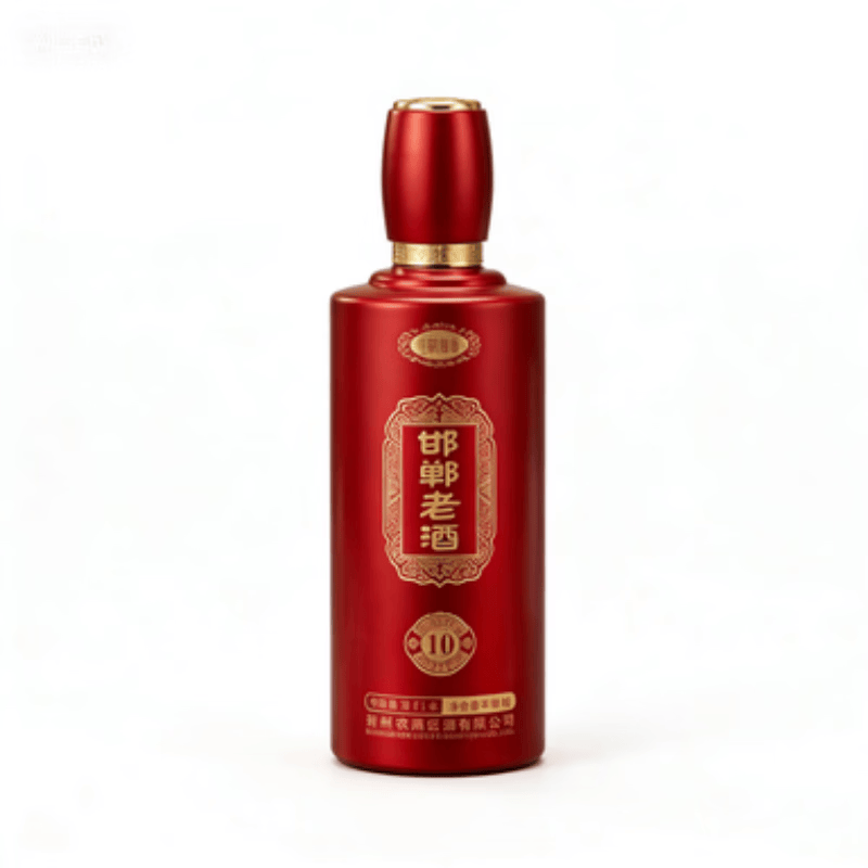 郸味邯郸老酒十年窖藏浓香型42度 500ml 42度 500mL 4瓶 （整箱装）