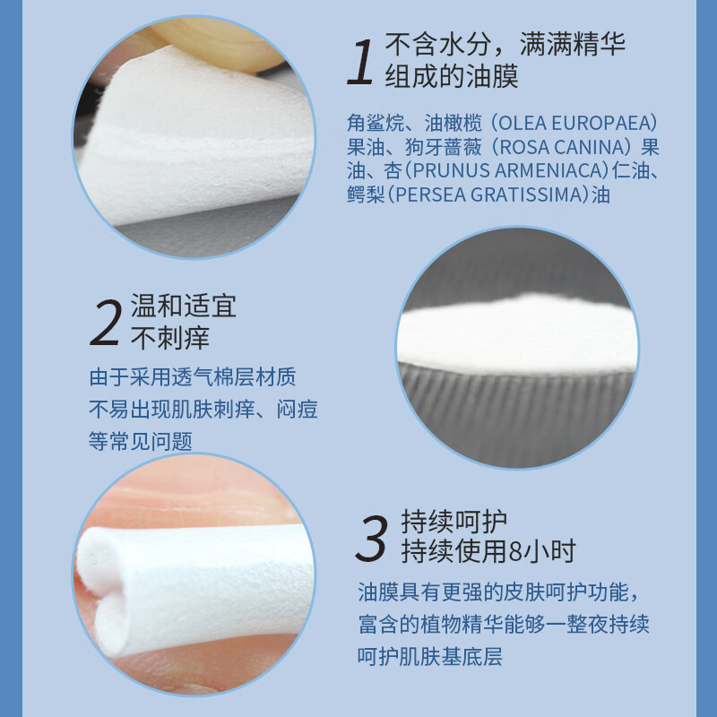 White Feather日本白羽毛法令纹睡觉专用面膜去除神器贴眉间川字纹贴母亲节礼物 眼袋贴3袋
