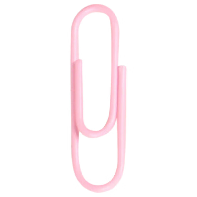 赞婴美莫兰迪色回形针彩色固定曲别针金属装订办公财务用品 回形针【莫兰迪色】2盒/共200枚