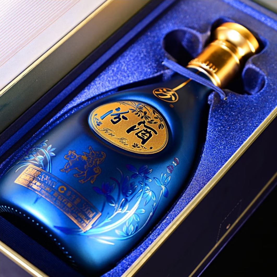 汾酒兰花汾酒（特级）清香型 白酒 送礼自饮礼盒装 53度 500mL 1瓶