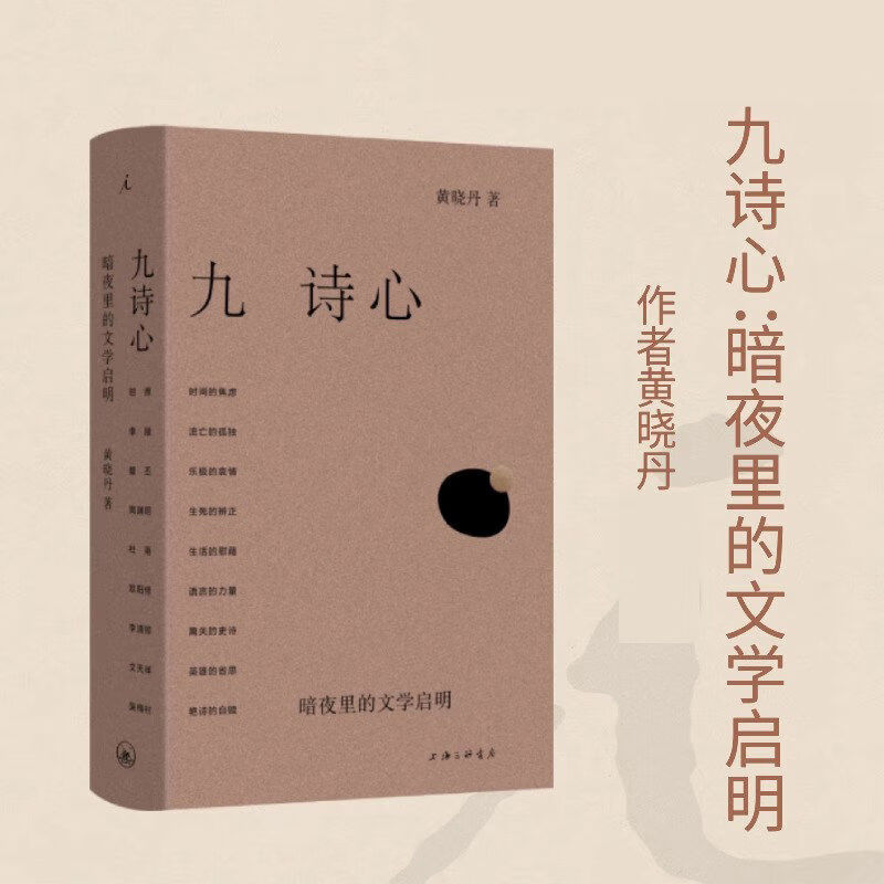 正版书籍 九诗心黄晓丹着 暗夜里的文学启明 看见历史深处的女性力量 叶嘉莹钱理群重磅推荐 第20届文津图书奖提名 诗人十四个作者 九诗心：暗夜里的文学启明