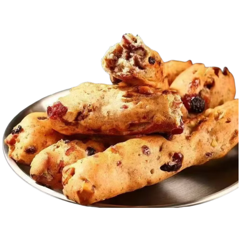 麦兮牧牧全麦坚果面包棒无蔗糖粗杂粮减代餐肥糕点点心饱腹休闲零食840g