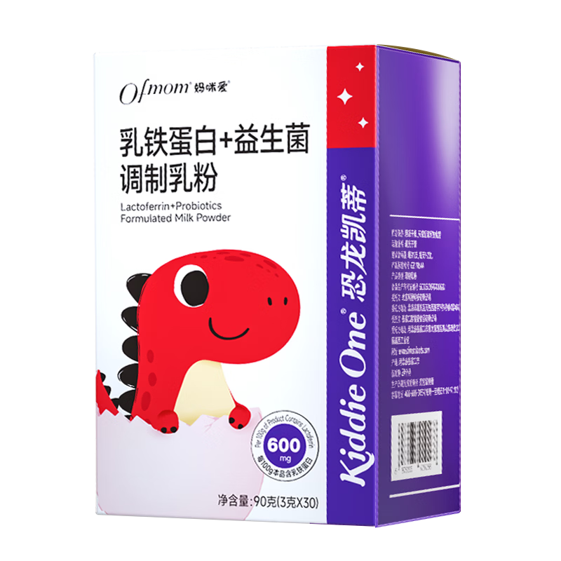 妈咪爱小恐龙益生菌+乳铁蛋白高含量免疫球蛋白 乳铁蛋白 3g*30袋