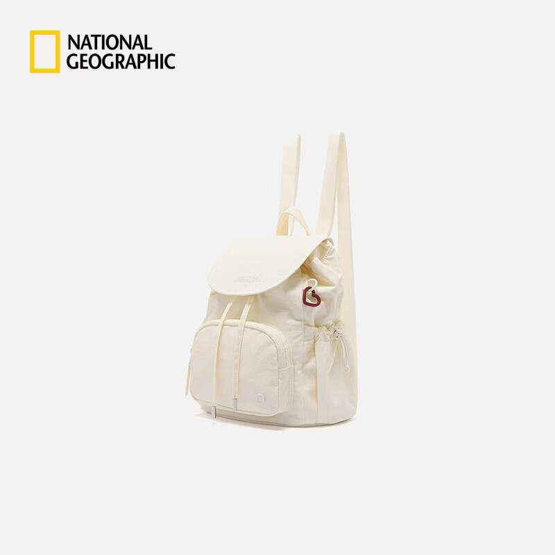 国家地理（National Geographic）2026新品男女同款FORZEN系列户外通勤双肩包背包 象牙白IVORY 000