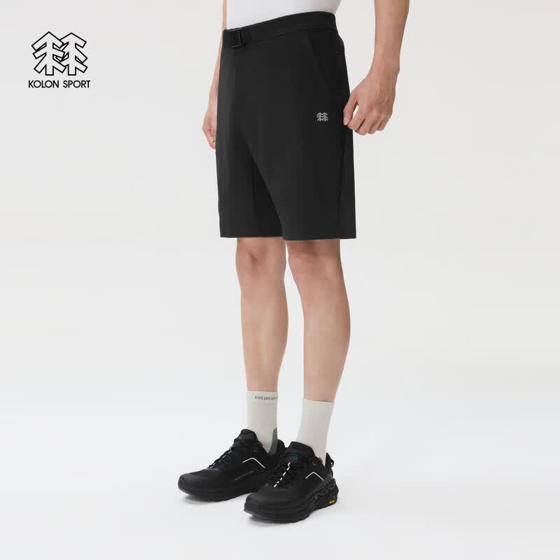 KOLON SPORT/可隆户外软壳裤 男士接触凉感UPF40+防风轻量5分短裤