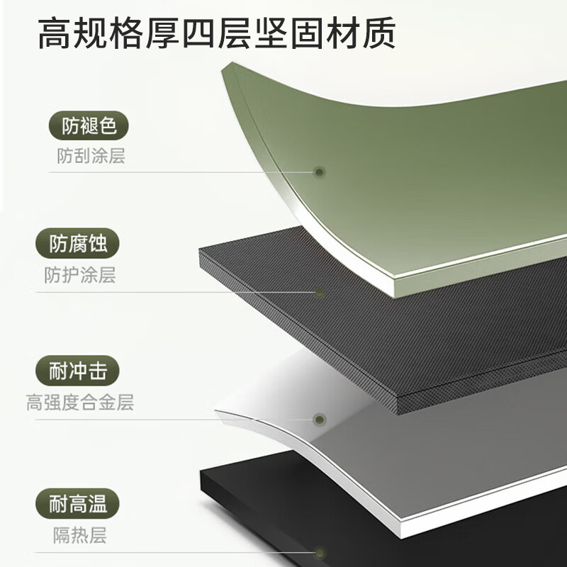 THOMSON卡式炉分体折叠防爆猛火露营炊具户外便携卡磁炉燃气炉家用HS-A3 绿色