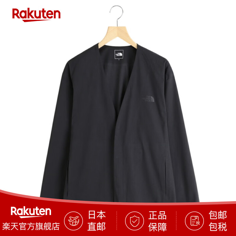 北面（The North Face）男士运动夹克/风衣Tech Lounge Ca外套春秋款 日本直邮 Black XL