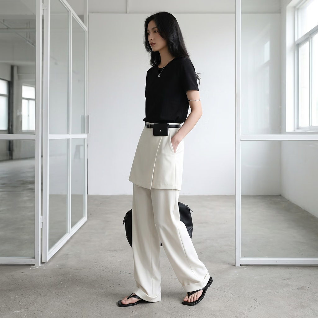 【源头直采】短袖t恤女天丝圆领2026春时髦舒适短袖 莫奈蓝 XL 115-140