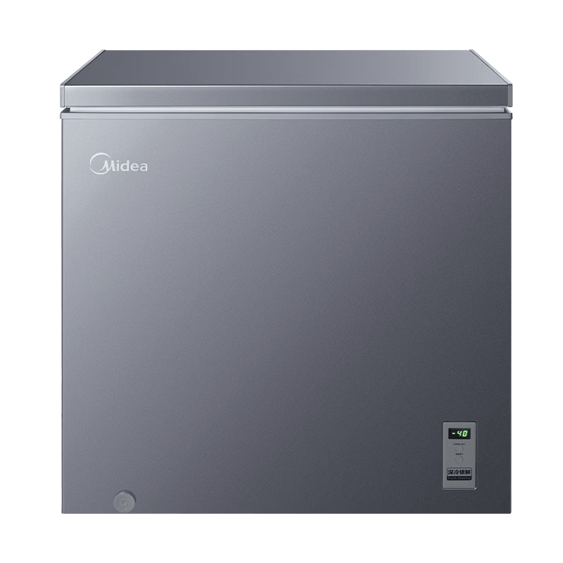 美的（Midea）深冻系列100/142/200+升PCM合金内胆【电子控温】家用冰柜-40℃超低温冷冻冷藏可转换冷柜国家补贴 200L 【-40℃电控】旗舰顶配