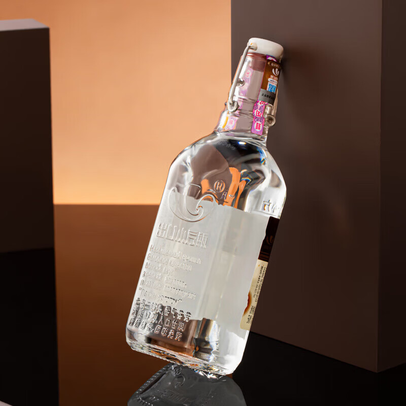 出口小方瓶 北京二锅头 50度 咖方 清香型白酒 500ml*12 整箱装 豪华畅饮 50度 500mL 12瓶 咖方 整箱装