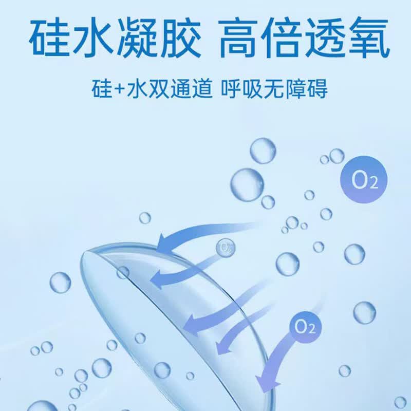 博士伦纯视角膜绷带镜医用术后治疗用隐形眼镜硅水凝胶透氧舒适1片/盒 【擦码发货】绷带镜*1盒