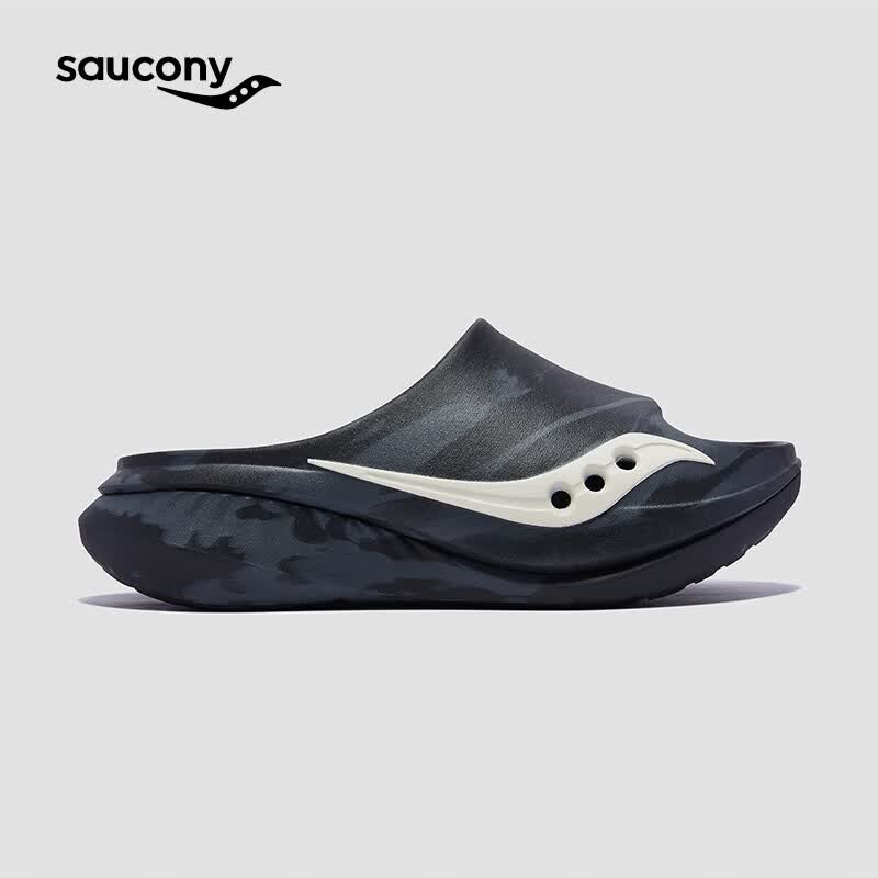SAUCONYCRADLE摇篮3男女款运动拖鞋户外沙滩鞋外穿凉拖鞋 灰白 42