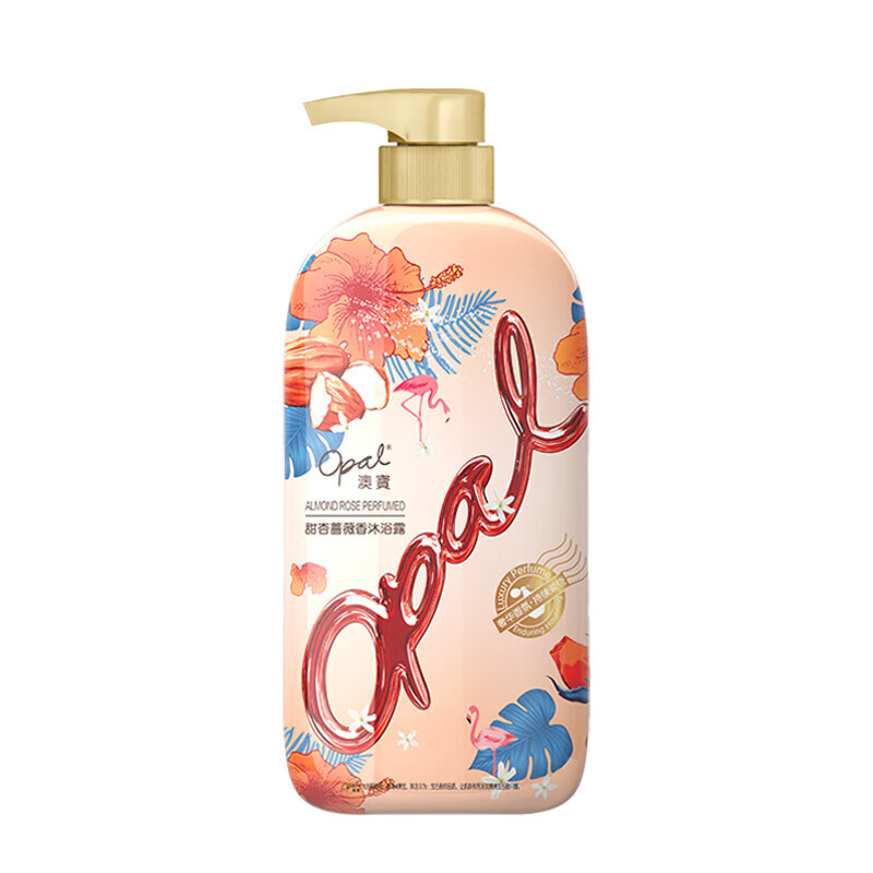 澳宝沐浴露3瓶家庭装花园蜜语留香男女士滋润保湿补水沐浴乳液 [1瓶]甜杏蔷薇沐浴露500ml