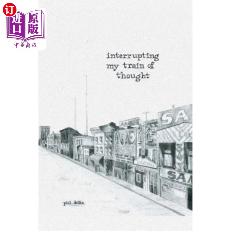 海外直订interrupting my train of thought 打断我的思路