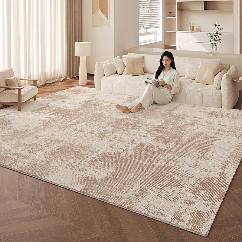 布迪思地毯客厅2026新款奶油风轻奢高级感卧室加厚隔音沙发防滑免洗可擦 S仿羊绒-织光 定制尺寸联系客服