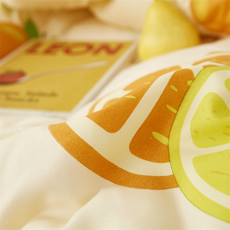 唐纳家纺空调被夏季凉感夏被可机洗透气不闷汗双人薄款夏凉被 亲肤棉四季被-心想事成【单夏被 裸睡】 150cm*200cm