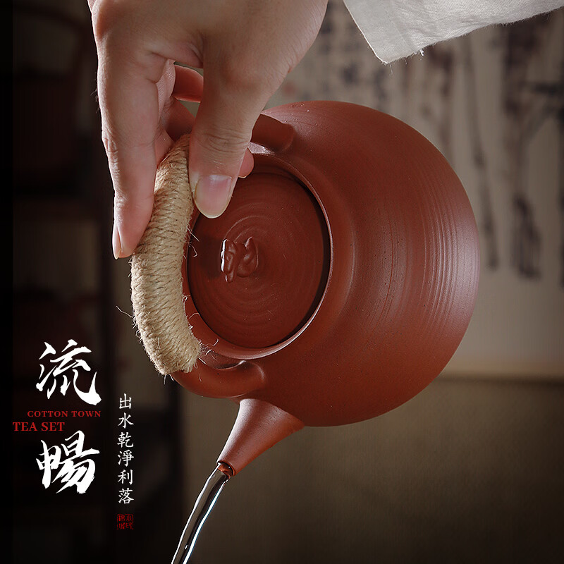 棉小城户外煮茶炉红泥砂铫煮水壶玉书煨纯手工明火烧水壶炭炉围炉煮茶器 单炉【红泥状元炭炉】