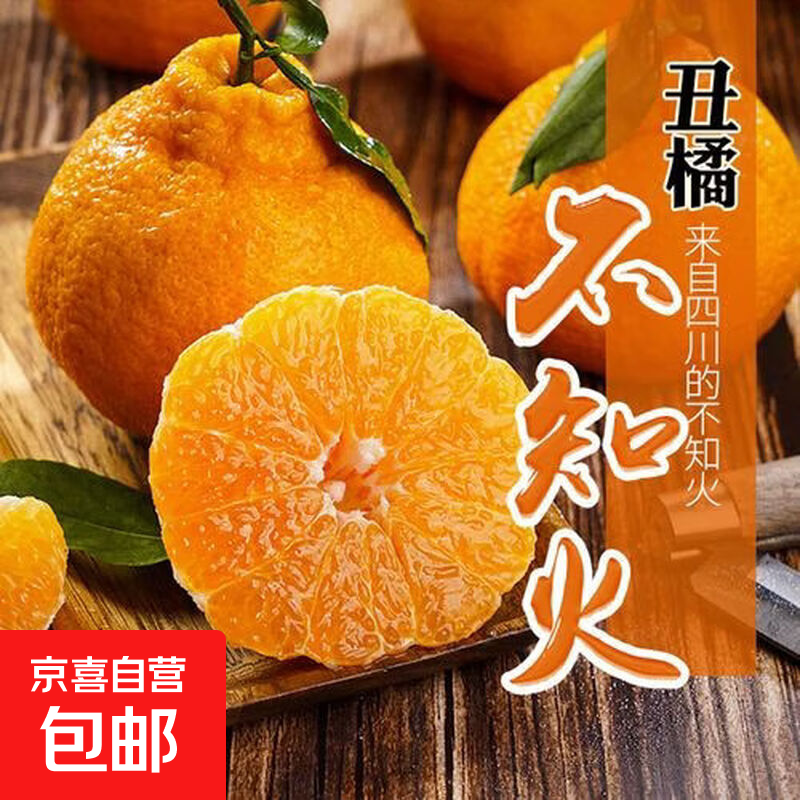 热销NO.1 正宗四川不知火丑橘 丑八怪 橘子桔子 新鲜应季时令水果 丑橘中果 带箱2斤【尝鲜版】 JDL-京东快递  更好更快