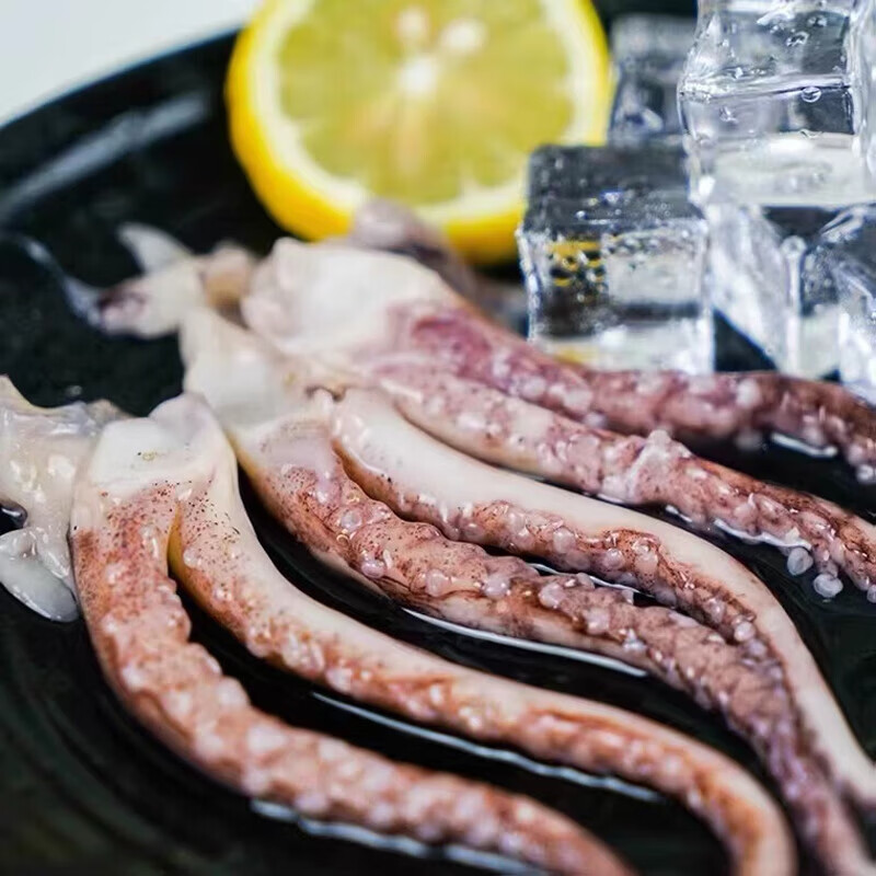 十里馋新鲜鱿鱼须 鲜活冷冻二本足免处理鱿鱼爪 铁板鱿鱼 火锅烧烤食材 【甄选品质】免处理鱿鱼须  8斤(净重)  【鲜鱼切割】