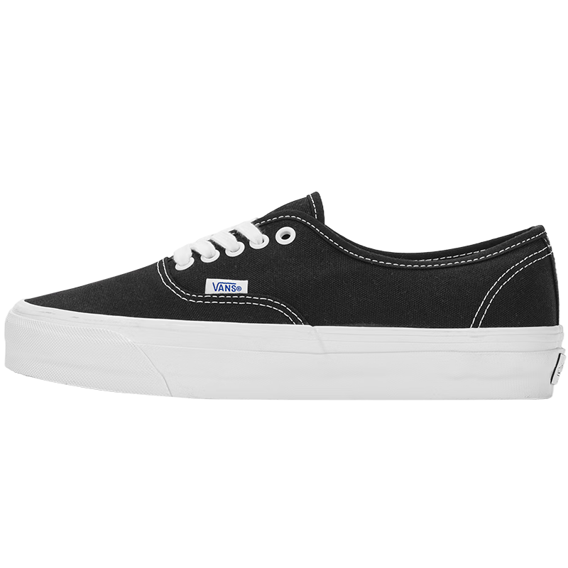 VANS范斯官方 CORTIS同款Authentic六十周年系列男女帆布鞋 黑色 37