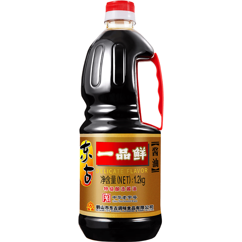 東古 一品鮮醬油【特級生抽】1.2kg 釀造醬油 紅燒味極鮮中華老字號
