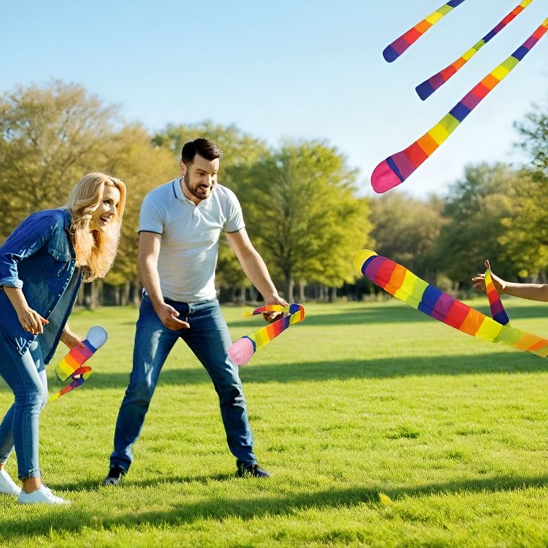 L小红书同款户外AA 2个装(款式随机发) 彩虹拖尾丢沙包