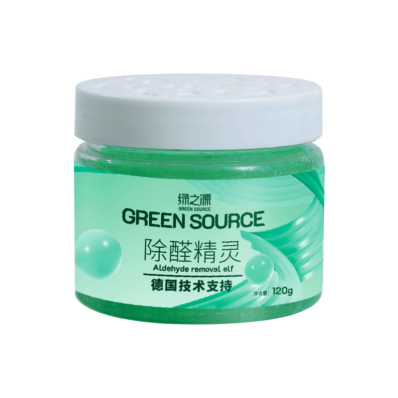 绿之源除甲醛果冻凝胶除醛魔盒新房装修家用卧室汽车用甲醛清除剂 【除醛精灵】10罐装