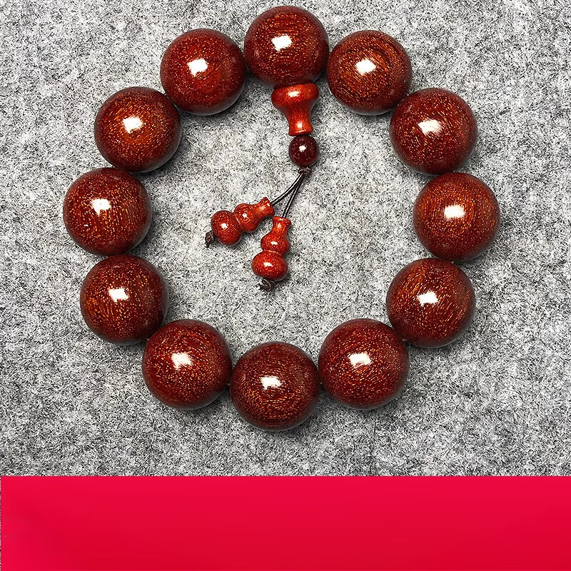 胖东来同款小叶紫檀满金星印度手串男女真品老料文玩檀香木佛珠念 沉水级6mm108颗女款