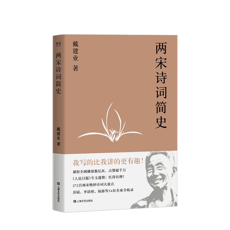 两宋诗词简史 戴建业 著 国民教授 人民网盛赞 诗歌学习 中信书店