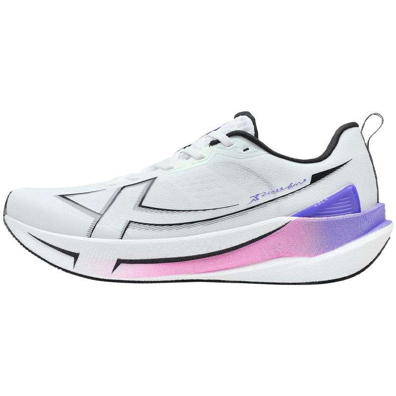 特步两千公里五代跑鞋男子运动鞋网面透气轻便减震耐磨体考男跑步鞋