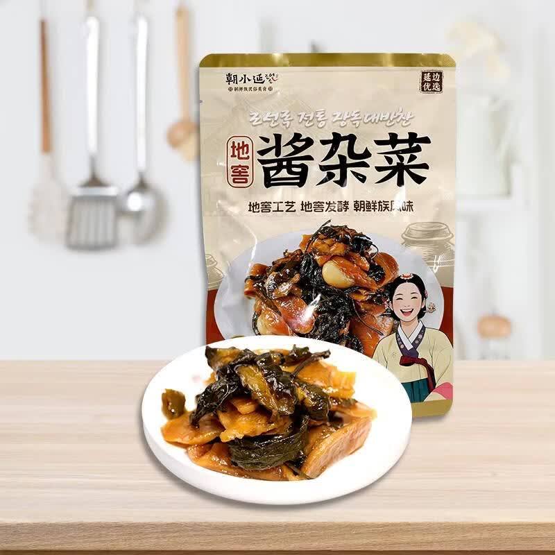 朝小延东北特产延边泡菜腌制下饭菜美味延边泡菜 酱杂菜200g*3袋