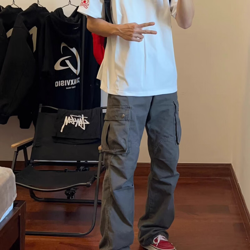 重磅字母小火苗短袖T恤男女夏季纯棉半袖潮流美式情侣上衣男装 黑色 3XL 【推荐165-180斤】