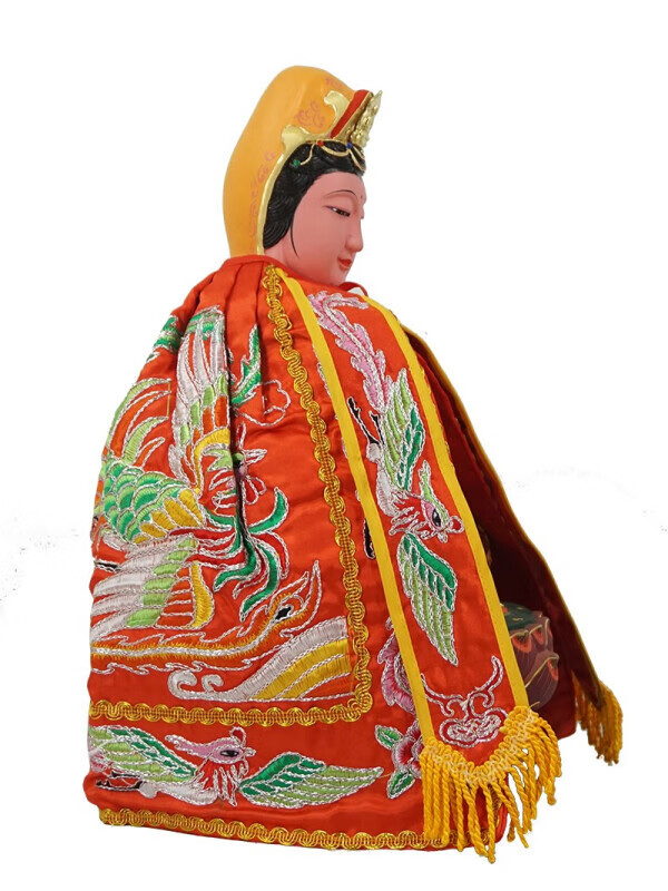观音菩萨披风泰山奶奶神像凤袍王母娘娘黑妈妈女神像通用衣服定制