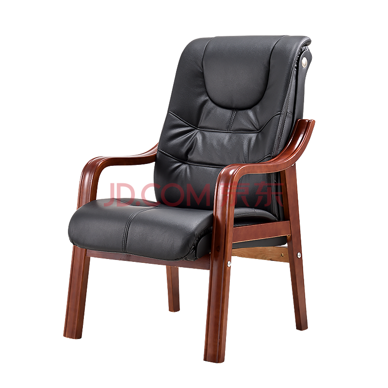 欧宝美会议办公椅实木扶手会议椅现代简约老板椅