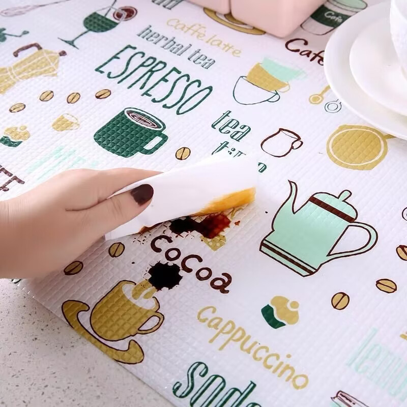 创意家居北欧厨房用品用具小百货生活大全家用橱柜里面垫纸多用途 两卷