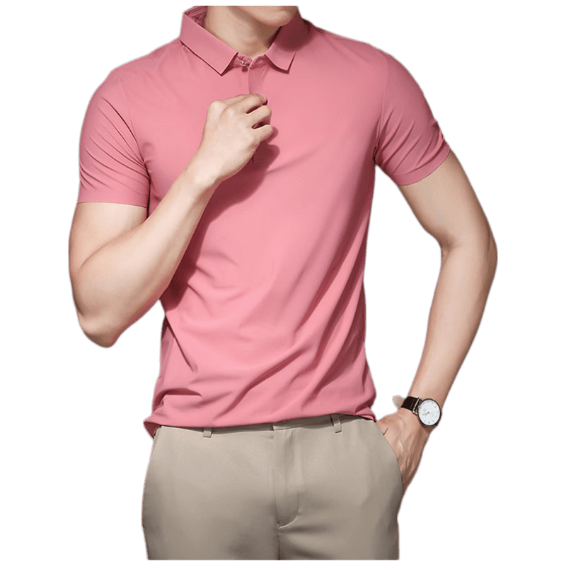 ���ڲ��������� ROMON ��ʿ����Polo�� ���ĺ� 3XL ��˿����͸�� 53Ԫ