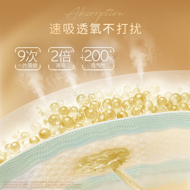 好奇（Huggies）深睡大师纸尿裤M4片(6-11kg)【试用】 图 2