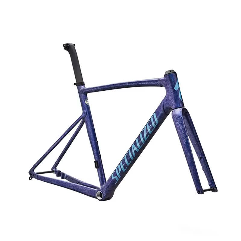 SPECIALIZED闪电 ALLEZ SPRINT 铝合金气动碟刹公路自行车车架组 蓝/冰裂蓝 49